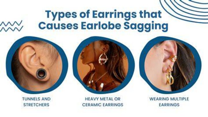 Do earrings make your ears sag?