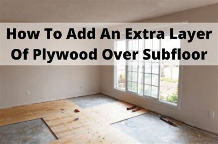 Do I need to glue plywood to subfloor?