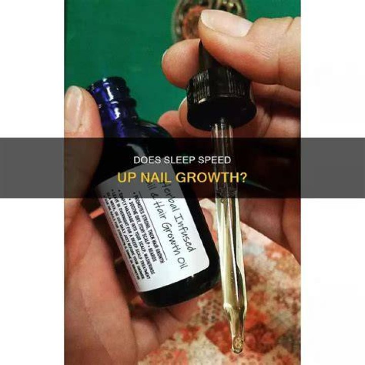 Do nails grow faster when sleeping?