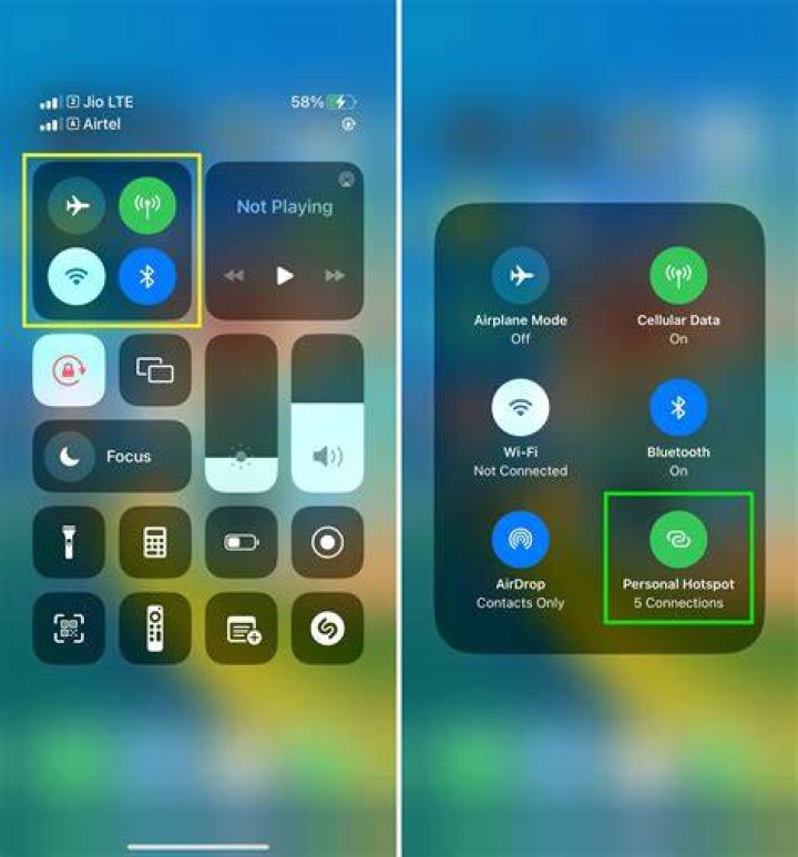 How can I tell which tower my iPhone is connected to?