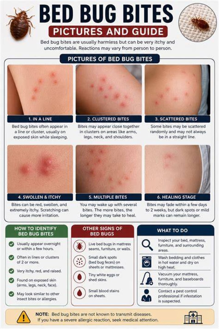 How can you tell bed bug bites from other bites?