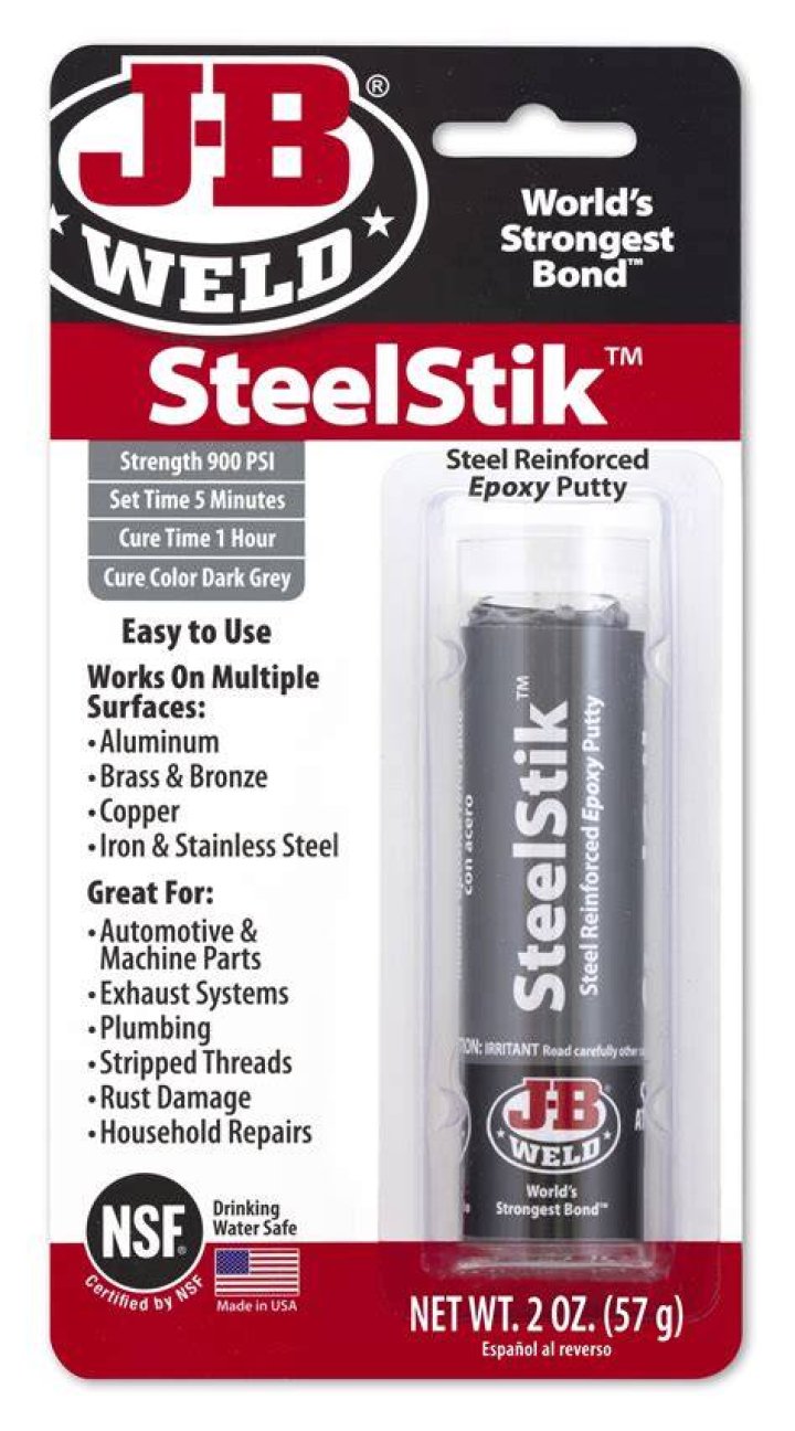 How long does it take J-B Weld putty to cure?