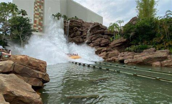 How wet do you get in the Jurassic Park ride?