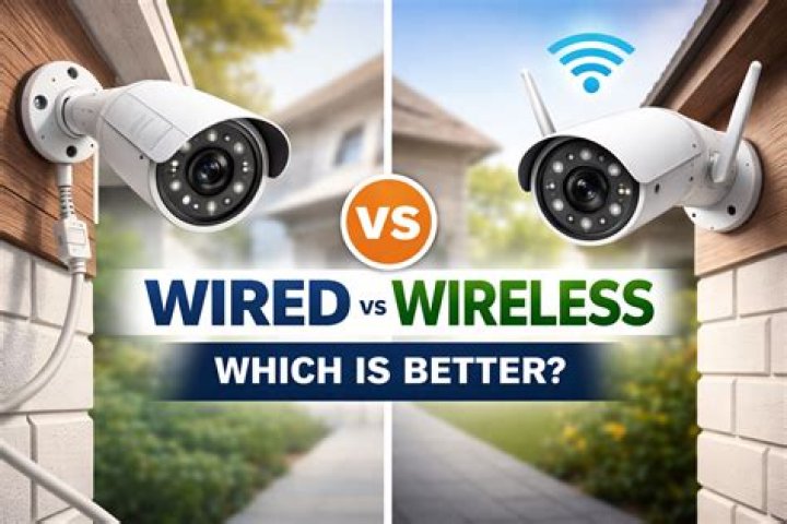 Is it better to have wired or wireless security cameras?