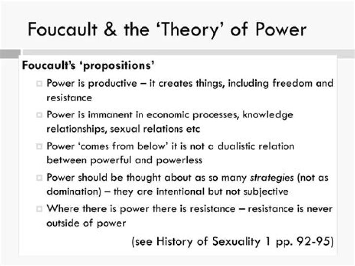 What is Foucault's theory of power and knowledge?