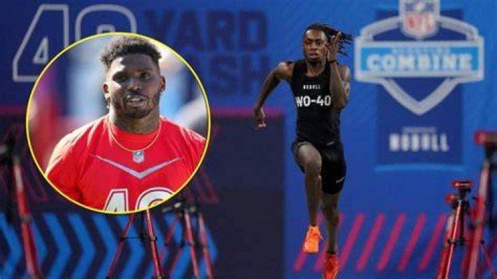 What is tyreek Hill's 40 yard?