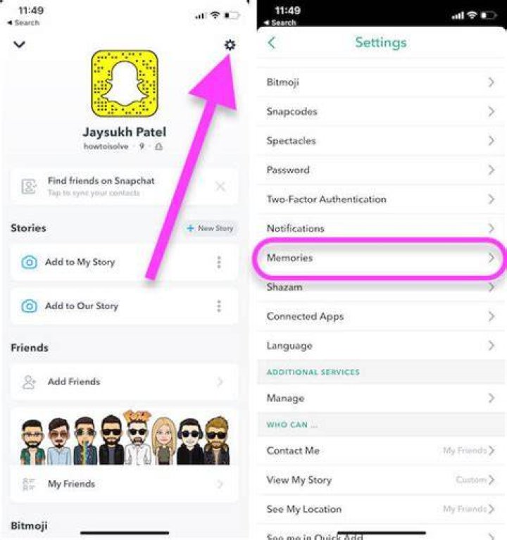 Where does deleted snaps go?