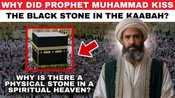 Why did Muhammad kiss the Black Stone?