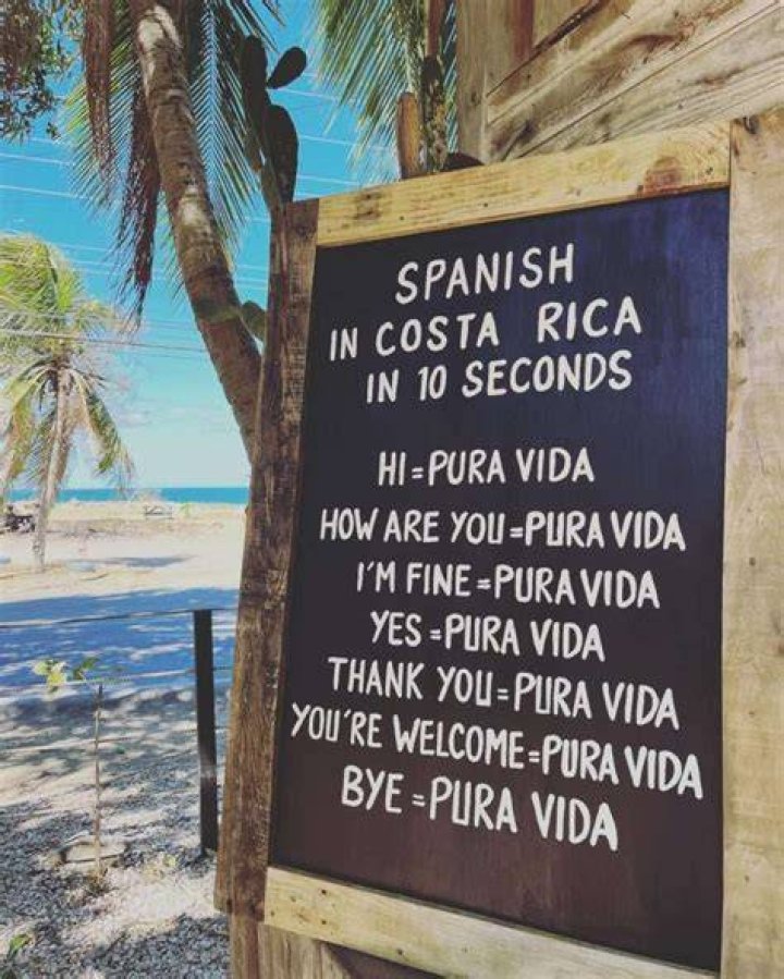 Why do Costa Ricans say Pura Vida?