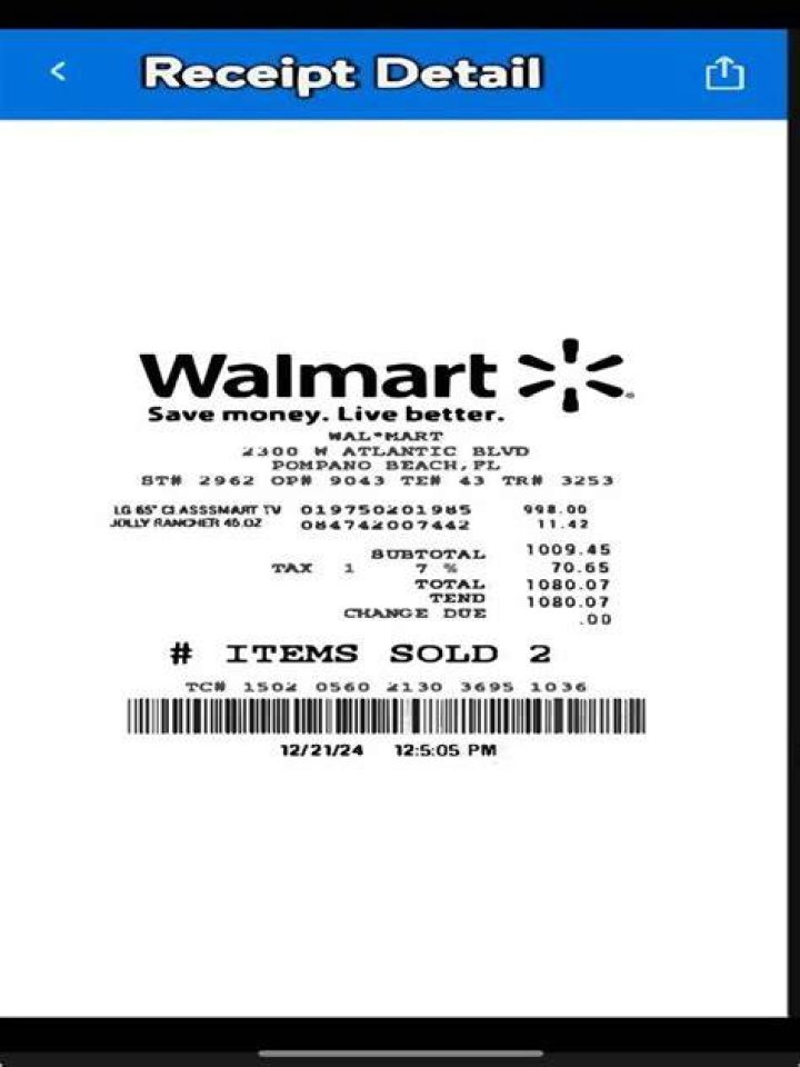 Why does Walmart check your receipt when you leave?